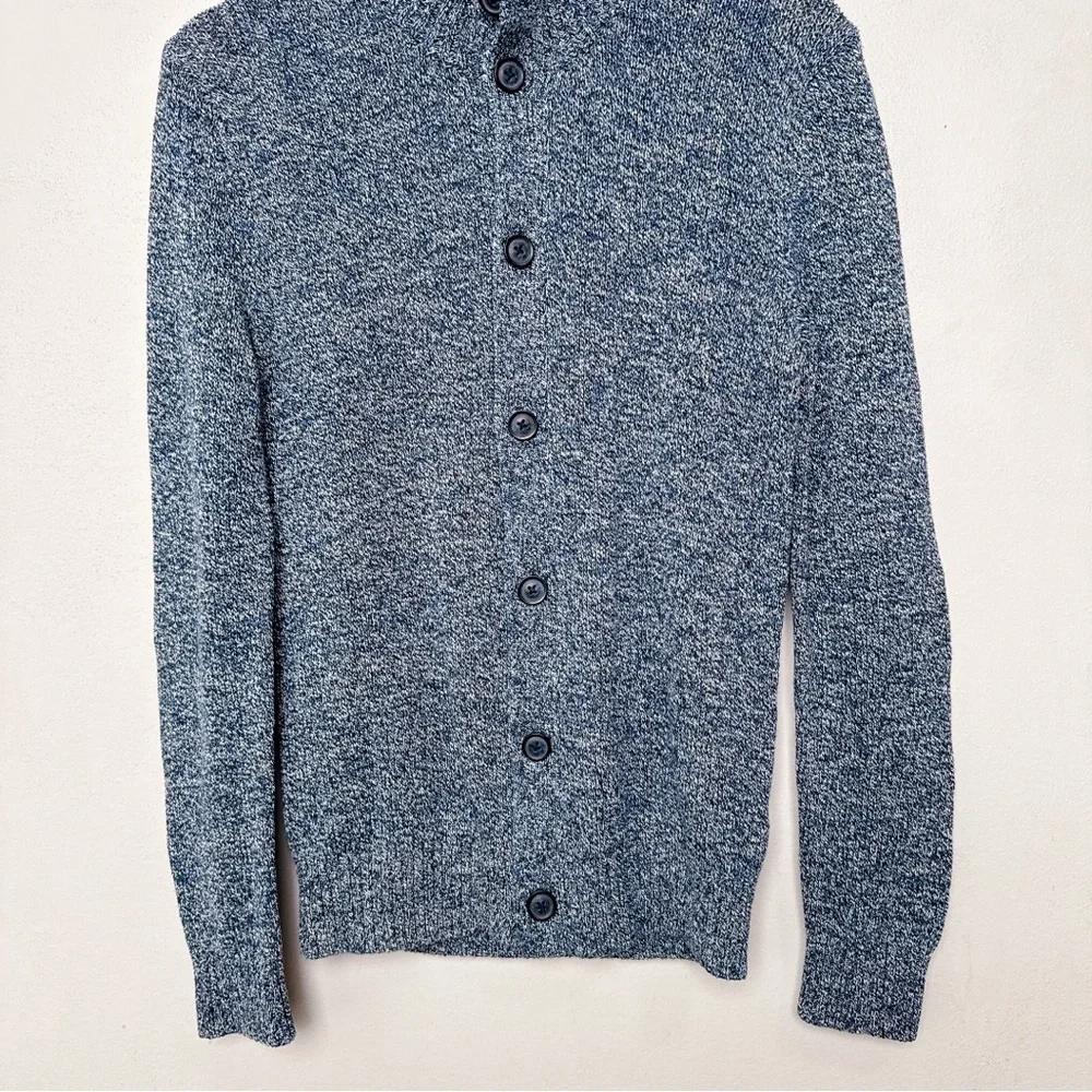 Banana Republic Mens Xsmall Marbled Linen Blend Button Cardigan